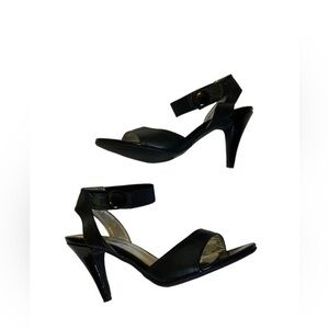 Coach and Four Black Heels